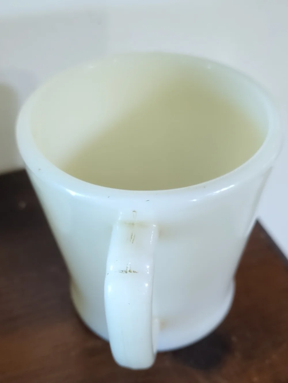 Vintage Fire King Milk Glass D-Handle Coffee Mugs - Set of 3 Antique Anchor Hock
